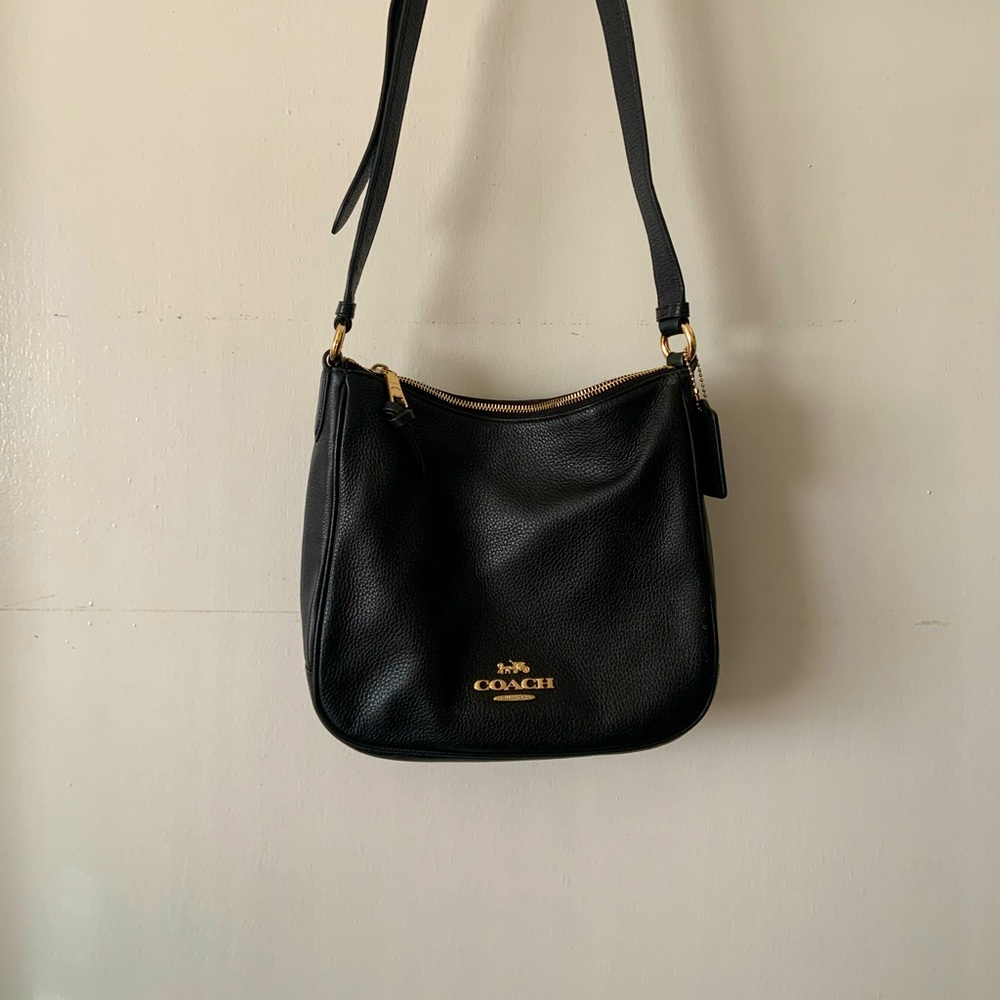 Pebbled Leather Coach Bag